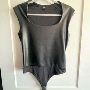 Express Sleek Black Bodysuit